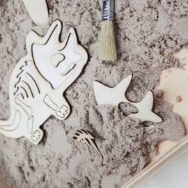 Sensorische Speelset Dino Botjes Opgraven – Zoeken, Graven en Puzzelen