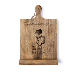 Gepersonaliseerde kookboekstandaard