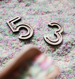 Sensory play vulvorm cijfer