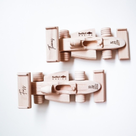 Gepersonaliseerde houten Formule 1-auto – Uniek cadeau voor kinderen