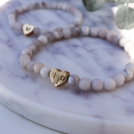 Gepersonaliseerde armbanden set voor moeder en dochter