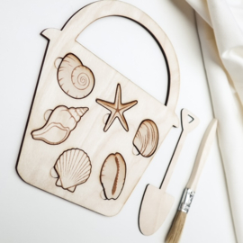 Sensorische Speelset – Schelpjes Zoeken, Opgraven en Puzzelen