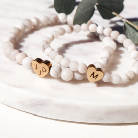 Gepersonaliseerde armbanden set voor moeder en dochter