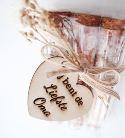 Gepersonaliseerde Badzout Cadeauset – 3 Geuren Wellness Moment