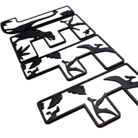 Houten dino letters 3D