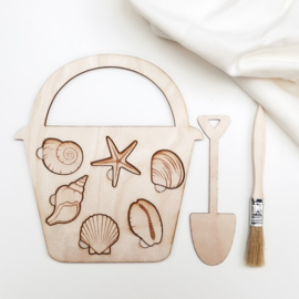 Sensorische Speelset – Schelpjes Zoeken, Opgraven en Puzzelen