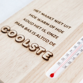 Decoratie thermometer gepersonaliseerd