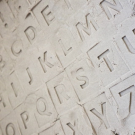 Alfabet Stempelset van Hout – Leren Spelen met Letters