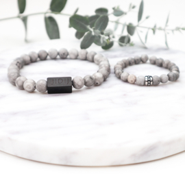 Vader zoon armband gepersonaliseerd