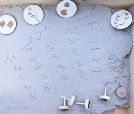 Dino Stempelset – Dinosaurussen Stempels voor Sensorisch Spel