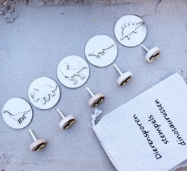 Dino Stempelset – Dinosaurussen Stempels voor Sensorisch Spel