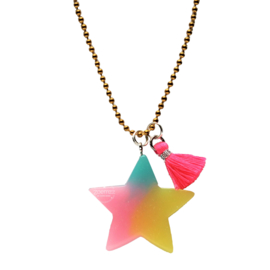 Kinderketting met rainbow ster