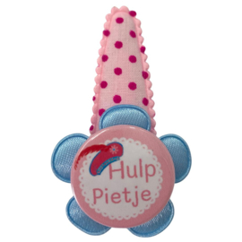 Haarspeld Hulp pietje roze