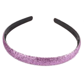 Diadeem met glitters roze