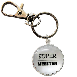 Sleutelhanger super meester