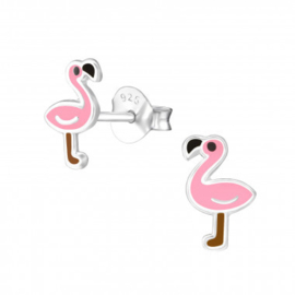 Meisjes oorbellen met Flamingo