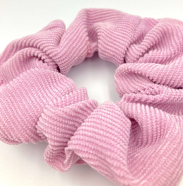 Scrunchie zacht roze