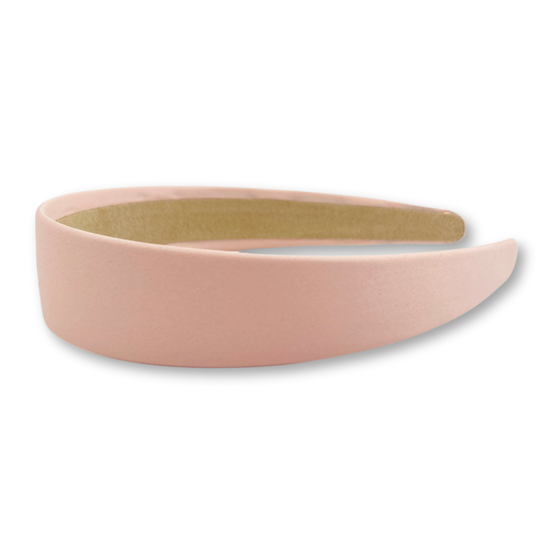 Brede haarband antiek roze
