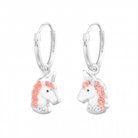 Oorringetjes met unicorn zirkonia