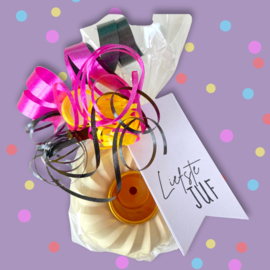 Kandelaar Liefste JUF| Zandtaartje M