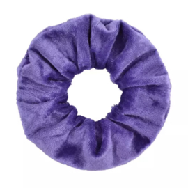 Scrunchie velvet paars