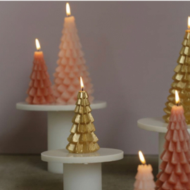 Kerstboom kaars | Roze