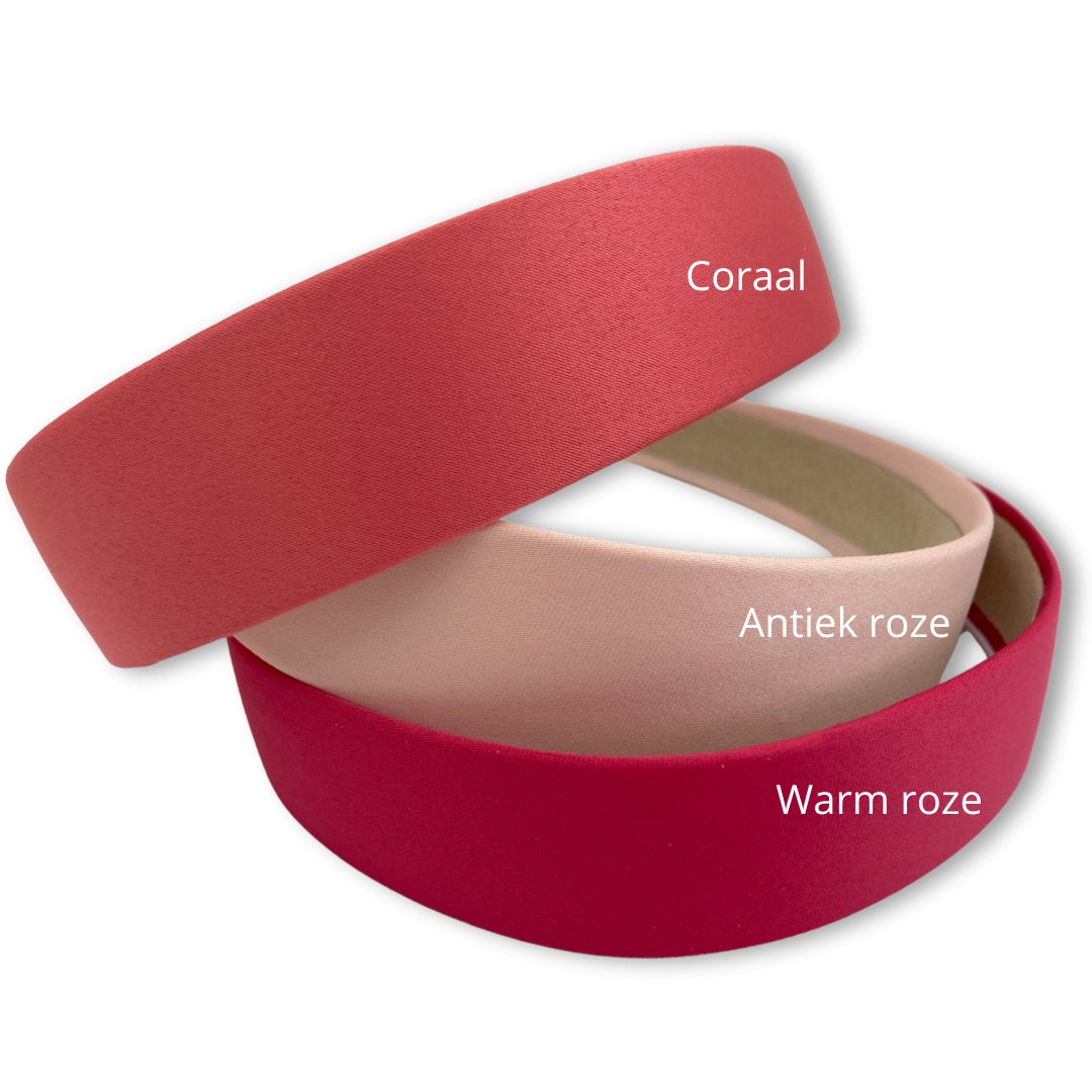 Haarband coraal roze