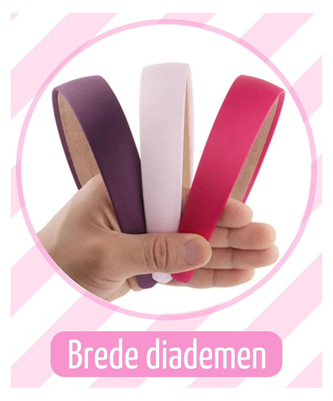 Brede diadeem voor meisjes