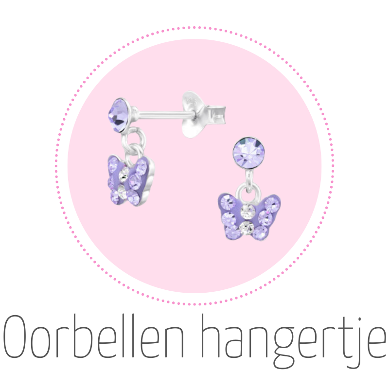 oorbellen met hangertje meisje