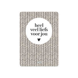 Basic / Kaart / Heel veel liefs voor jou