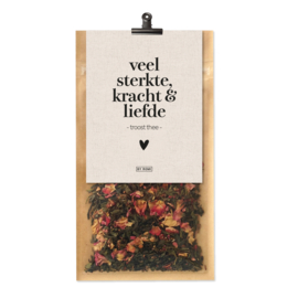 Troost / Kraft zakje met troost thee / Veel sterkte, kracht & liefde