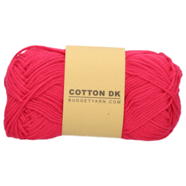 Budgetyarn Cotton DK 033 - Raspberry (op = op)