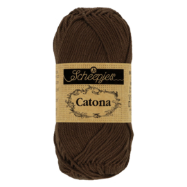 Scheepjes Catona (10 gram) 162 - Black Coffee