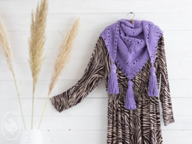 Haakpakket: Cosy Omslagdoek - Lavender