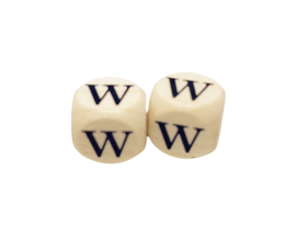 Houten Letterkraal - W