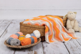 Haakpakket: Baby Ripple Blanket - Orange