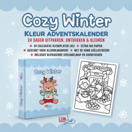 NIEUW! Cozy Winter Kleur Adventkalender