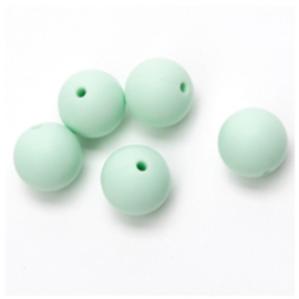 Durable Siliconen Kralen 12 mm - 369 Mint (5 stuks)