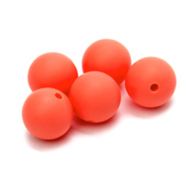 Durable Siliconen Kralen 12 mm - 2190 Koraal (5 stuks)