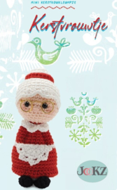 Haakpakket: Mini Kerstkoukleumpje Kerstvrouwtje