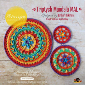 Haakpakket: Scheepjes Triptych Mandala MAL - Rainbow Bright