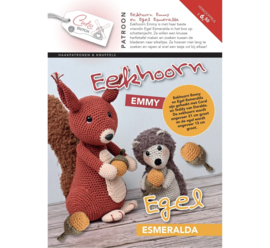 CuteDutch - Patroonboekje Eekhoorn Emmy en Egel Esmeralda