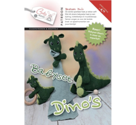 CuteDutch - Patroonboekje Babyset Dino's