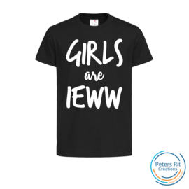 Kinder T-shirt korte mouwen | GIRLS ARE IEWW