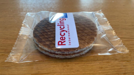 Stroopwafel per 2 stuks verpakt met of zonder logo