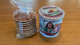 Stroopwafel blikje RETRO