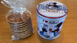 Stroopwafel blikje I LOVE HOLLAND