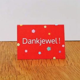 Dankjewel! | Rood