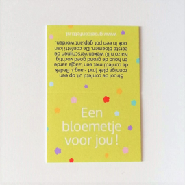 Een bloemetje voor jou! | Groen