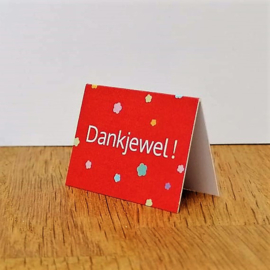 Dankjewel! | Rood